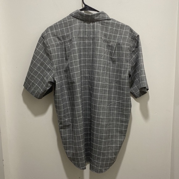 Orvis Classic Collection Men’s Sz L Button Down Short Sleeve Gray Plaid 🌟 - Picture 7 of 7